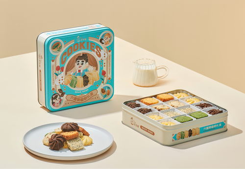 尚智 爸爸糖 六重奏曲奇礼盒 马卡龙食品包装设计